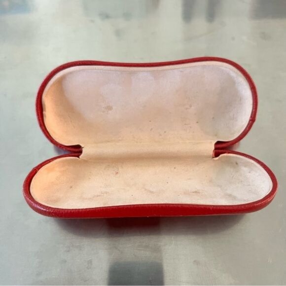 Longchamp Leather Embossed Glasses Hard Case - Picture 3 of 5